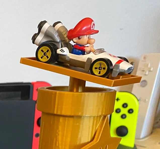 Tấm adapter cúp Mario Kart cho xe đồ chơi die-cast Hot Wheels - Image 2