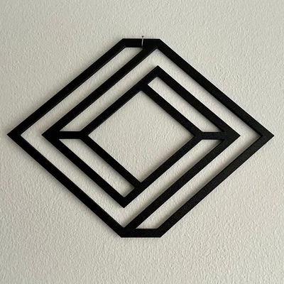 Mẫu trang trí treo tường hình học Geometric Form Decoration