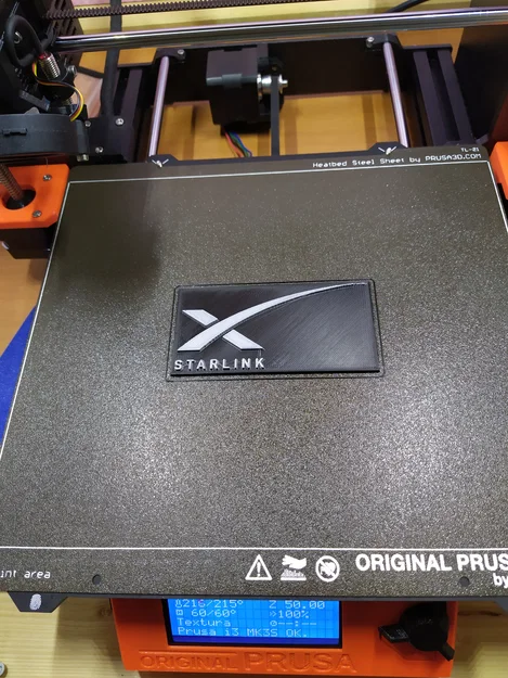 Mô hình logo Starlink in 3D trang trí bàn làm việc cực đẹp - Image 1