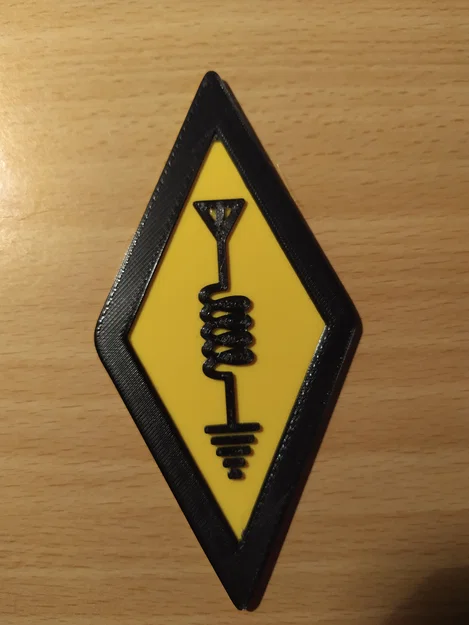 Mô hình Logo HAM Radio trang trí - Phụ kiện 3D cho dân vô tuyến - Image 1