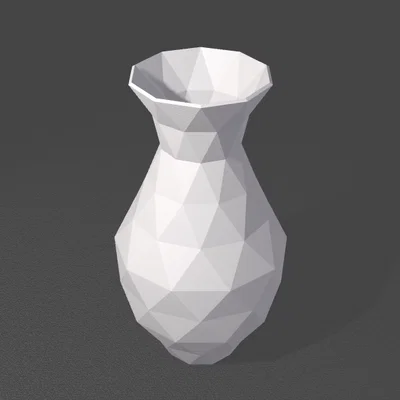 Mẫu lọ hoa Tiny Polygon Vase trang trí bàn làm việc đẹp mắt