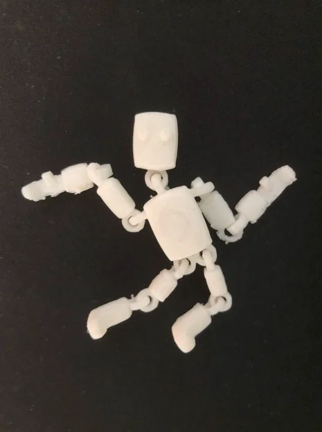 Mô hình Robot Linh Hoạt Flexi Articulated Robot Man (In 3D) - Image 2