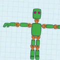 Mô hình Robot Linh Hoạt Flexi Articulated Robot Man (In 3D) - Thumbnail 3