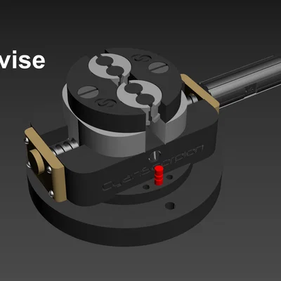 Fractal vise (ê-tô fractal) in 3D cho chi tiết nhỏ