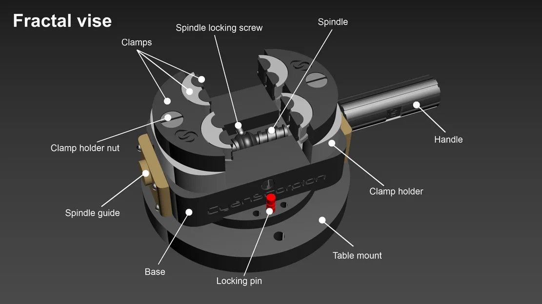 Fractal vise (ê-tô fractal) in 3D cho chi tiết nhỏ - Image 5