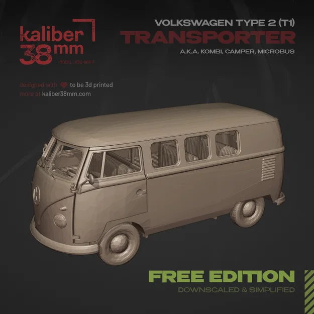 Volkswagen Type 2 (T1) “Transporter” (Kombi/Camper/Microbus) | Free edition - Image 1