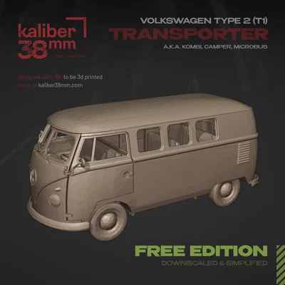 Volkswagen Type 2 (T1) “Transporter” (Kombi/Camper/Microbus) | Free edition