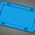 Nắp đậy bảo trì bộ tản nhiệt cho máy sấy Bosch và Siemens (3D Print) - Thumbnail 4