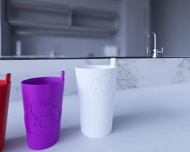 Ly/Cốc kèm Ống hút (Pipette) cho bé & dân mê cà phê/đồ uống - Image 3