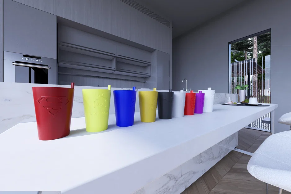 Ly/Cốc kèm Ống hút (Pipette) cho bé & dân mê cà phê/đồ uống - Image 4