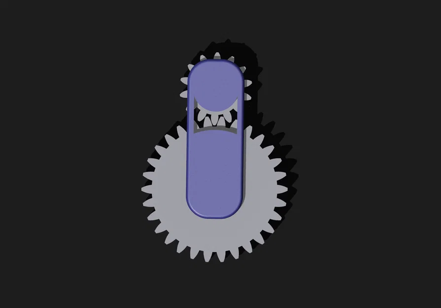 Đồ chơi Fidget bánh răng cơ khí 3D in tại nhà đơn giản - Image 3