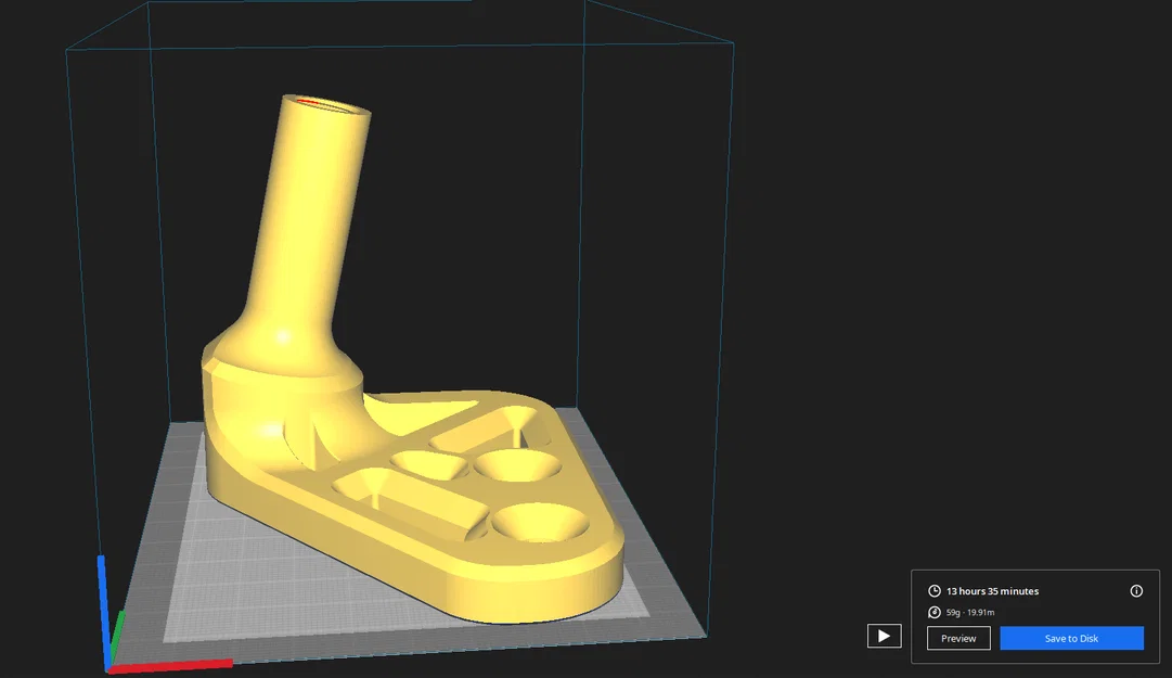 Tina 2 Spool Holder V2.5 Updated – Giá đỡ cuộn filament full size cho TINA 2/2S - Image 3