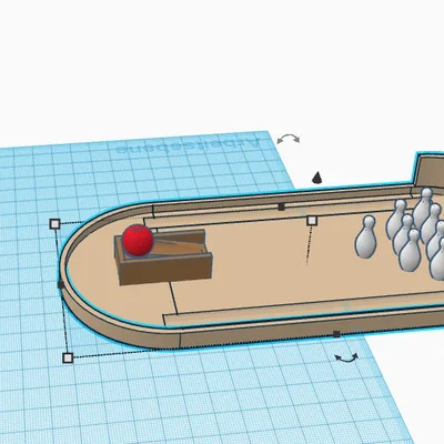 Bộ trò chơi Bowling để bàn in 3D cực vui nhộn