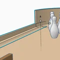 Bộ trò chơi Bowling để bàn in 3D cực vui nhộn - Thumbnail 4