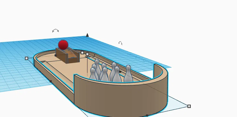 Bộ trò chơi Bowling để bàn in 3D cực vui nhộn - Image 5