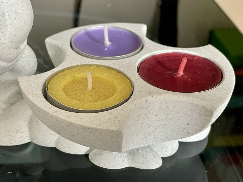 Khay nến thiên thần (Angel candle holder) trang trí bàn làm việc - Image 3