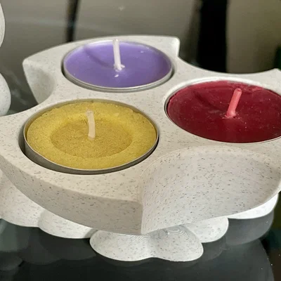 Khay nến thiên thần (Angel candle holder) trang trí bàn làm việc