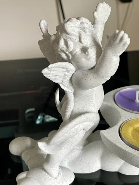 Khay nến thiên thần (Angel candle holder) trang trí bàn làm việc - Image 4