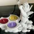 Khay nến thiên thần (Angel candle holder) trang trí bàn làm việc - Thumbnail 6