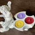 Khay nến thiên thần (Angel candle holder) trang trí bàn làm việc - Thumbnail 7
