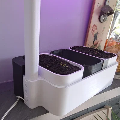 Vườn trong nhà hỗ trợ đèn LED Grow Light