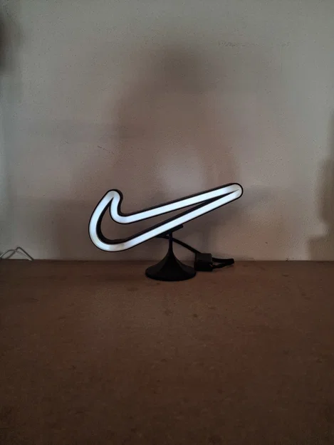 Đèn LED Nike Swoosh – Để bàn hoặc treo tường - Image 1