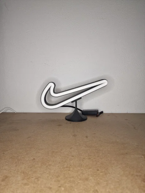 Đèn LED Nike Swoosh – Để bàn hoặc treo tường - Image 2