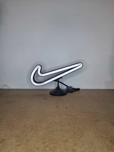 Đèn LED Nike Swoosh – Để bàn hoặc treo tường - Image 3