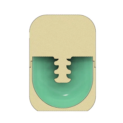 Khuôn lăn đá massage mặt 3D (Ice Face Roller) tại nhà
