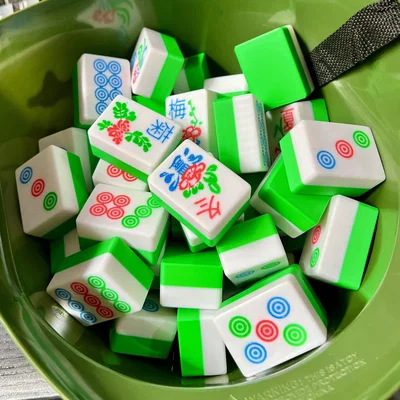 Bộ quân bài Mạt Chược (Mahjong) 3D cho máy in nhiều màu