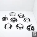 Bộ 8 móc khóa siêu anh hùng in 3D độc đáo - Thumbnail 1