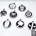 Bộ 8 móc khóa siêu anh hùng in 3D độc đáo - Thumbnail 7