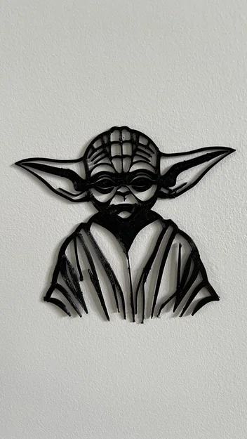 Mô hình trang trí treo tường Yoda (Yoda Wall Art) Star Wars - Image 1