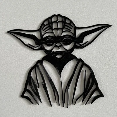 Mô hình trang trí treo tường Yoda (Yoda Wall Art) Star Wars