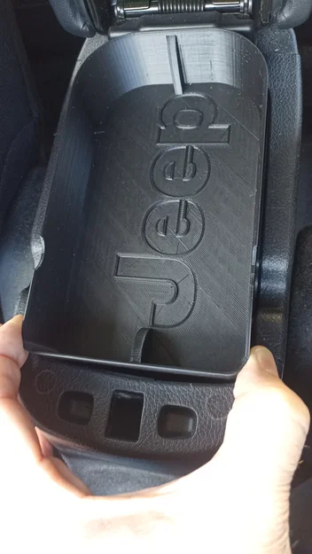 Khay chứa đồ bệ tỳ tay cho xe Jeep Compass (3D Printed) - Image 2