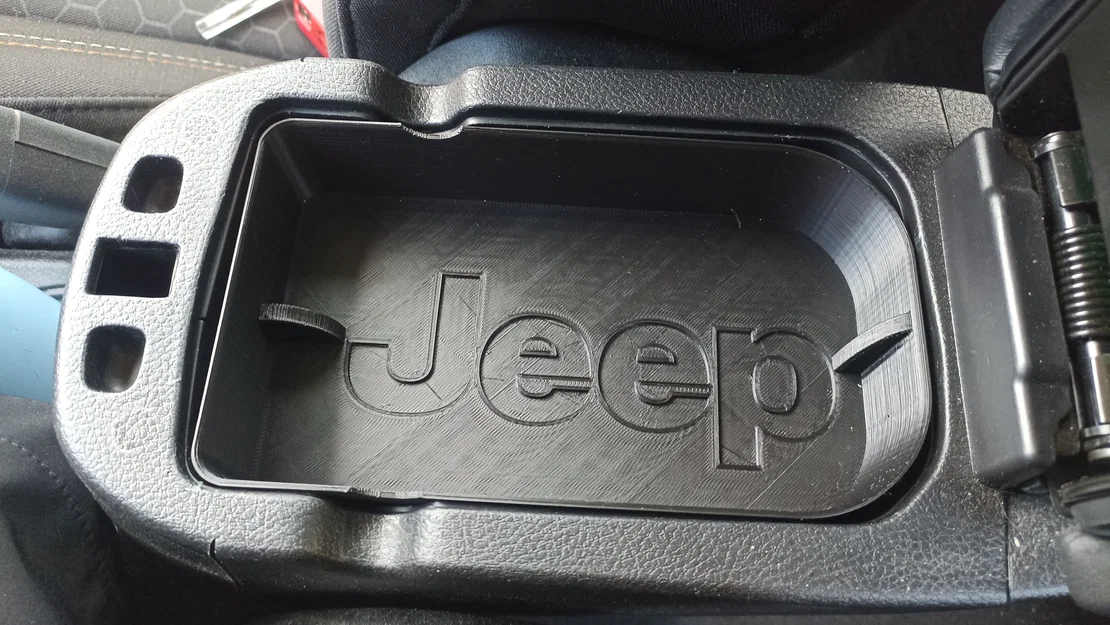 Khay chứa đồ bệ tỳ tay cho xe Jeep Compass (3D Printed) - Image 5