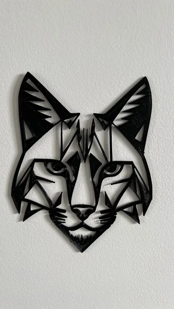 Tranh treo tường 3D hình đầu linh miêu (Lynx Wall Art) - Thiết kế độc đáo - Image 1