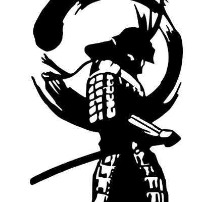 Mẫu tranh treo tường Samurai độc đáo cho không gian sống