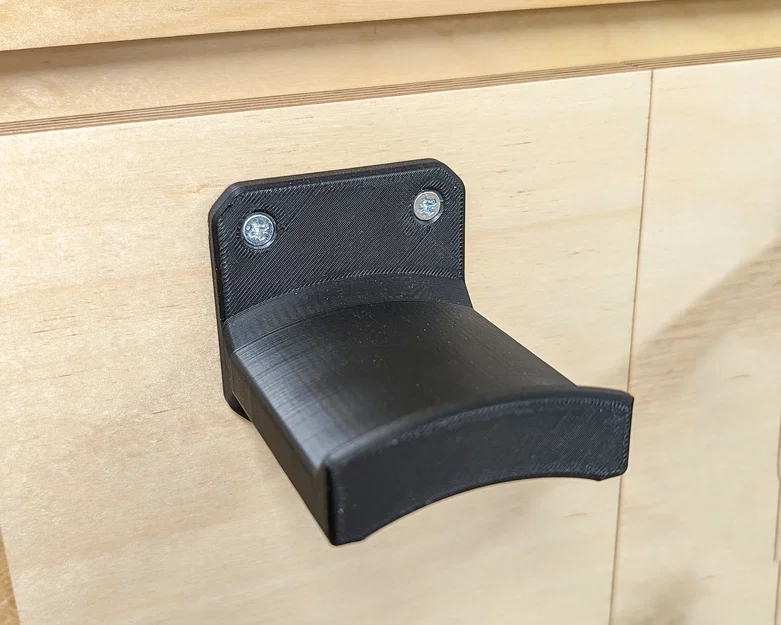 Giá treo tai nghe và thiết bị bảo vệ thính giác gắn tường (3D Print) - Image 2