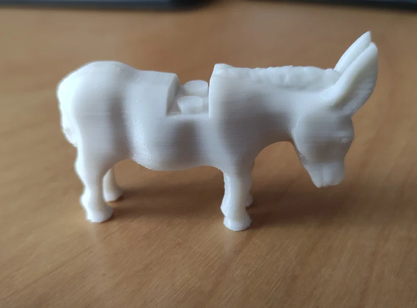 Mô hình chú lừa (donkey) in 3D tương thích với gạch lắp ráp - Image 4