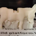 Mô hình chú lừa (donkey) in 3D tương thích với gạch lắp ráp - Thumbnail 5