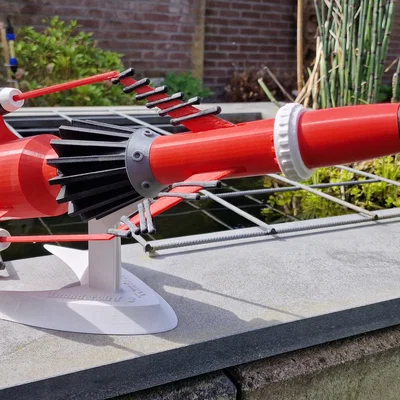 Mô hình tàu vũ trụ Thunderbird 3 (1965) - Tinh tế và đậm chất hoài cổ