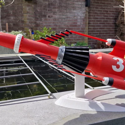 Mô hình tàu vũ trụ Thunderbird 3 (1965) - Tinh tế và đậm chất hoài cổ