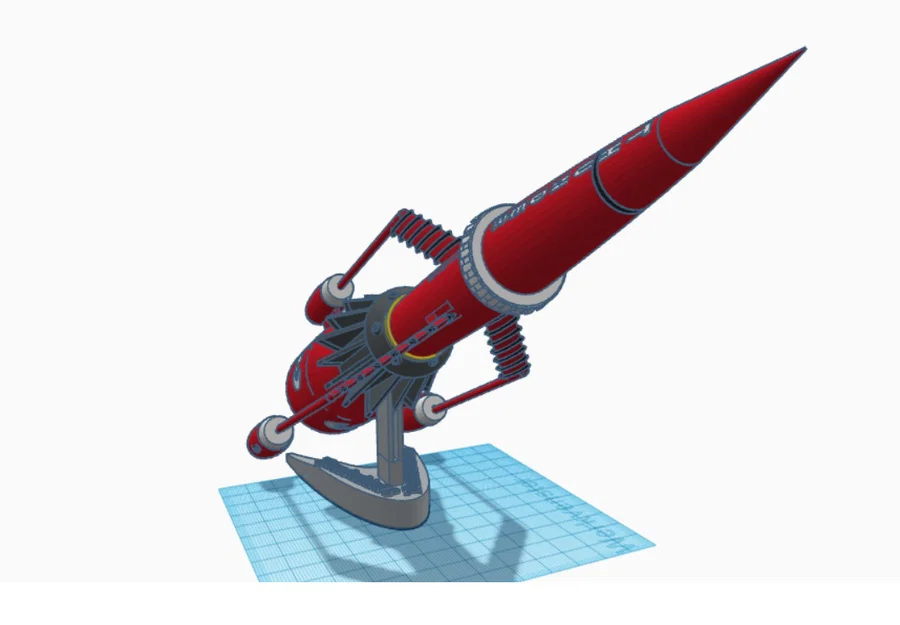Mô hình tàu vũ trụ Thunderbird 3 (1965) - Tinh tế và đậm chất hoài cổ - Image 5