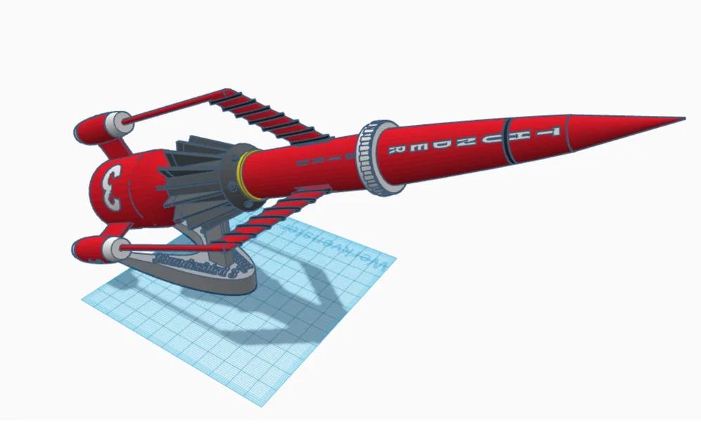 Mô hình tàu vũ trụ Thunderbird 3 (1965) - Tinh tế và đậm chất hoài cổ - Image 6