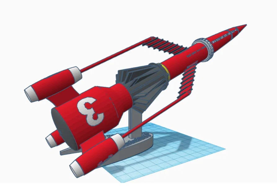 Mô hình tàu vũ trụ Thunderbird 3 (1965) - Tinh tế và đậm chất hoài cổ - Image 7