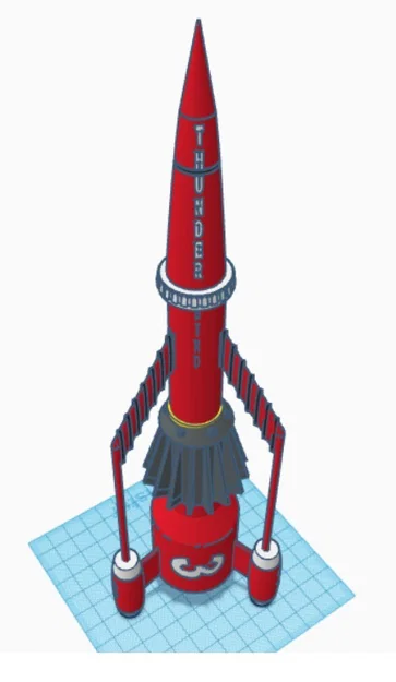 Mô hình tàu vũ trụ Thunderbird 3 (1965) - Tinh tế và đậm chất hoài cổ - Image 8