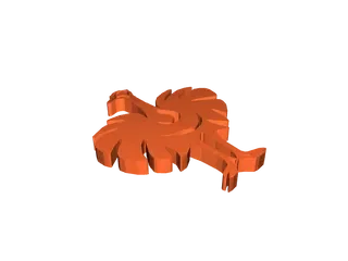 Mô hình logo 3D chim đà điểu Engelbert Strauss ấn tượng - Image 1