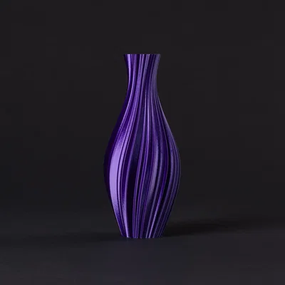 Bình hoa thanh lịch dáng xoắn ốc (vase mode)
