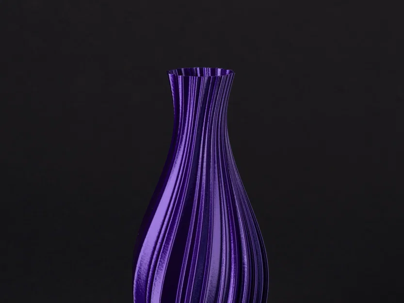 Bình hoa thanh lịch dáng xoắn ốc (vase mode) - Image 2